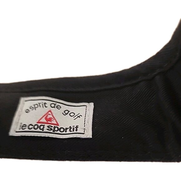 LE COQ SPORTIF new vintage mens womens Sun Visor golf tennis cap hat lapel pin - Picture 5 of 8
